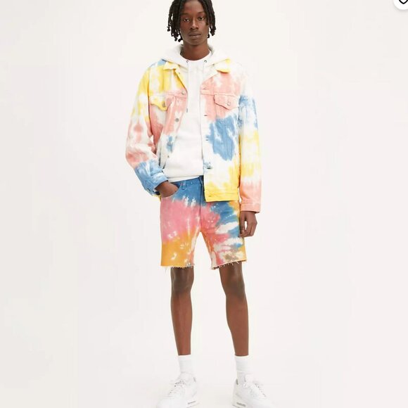 Levi's Premium 501 '93 Tie Dye Cut-off Shorts